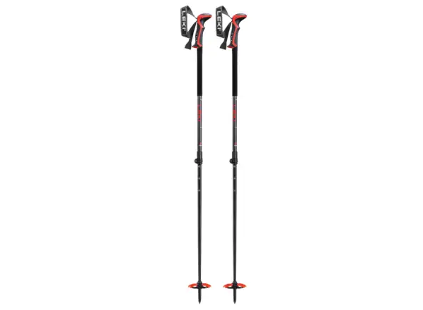 Leki Haute Route 2 skialpové hole Dark anthracite/Dark red/Black