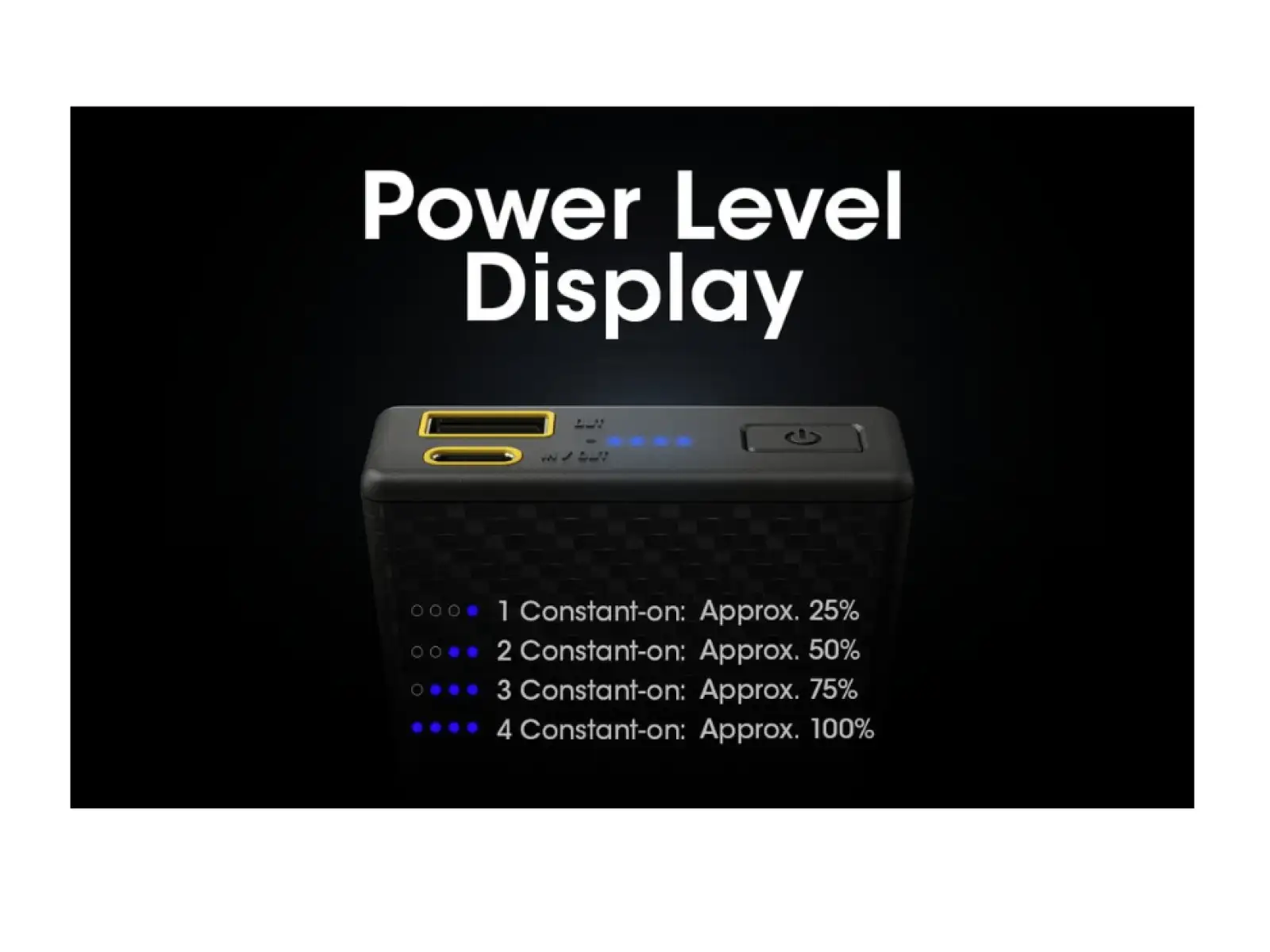 Nitecore výkonná Powerbanka CARBO 20000, USB-C, 20000 mAh
