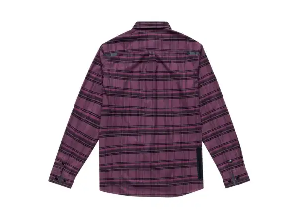 Troy Lee Designs Grind Flannel pánská košile Plaid Deep Purple