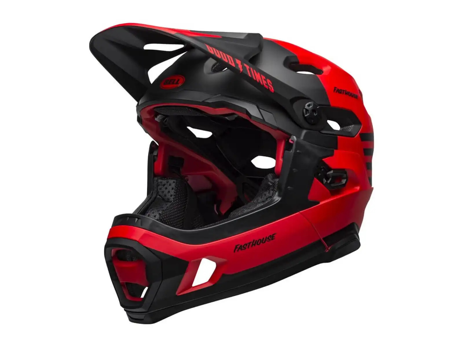 Bell Super DH Mips přilba fasthouse mat red/black