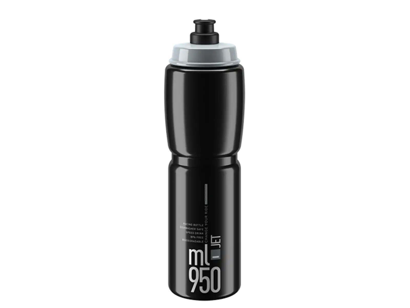 Elite Jet láhev 950 ml Black/Grey Logo