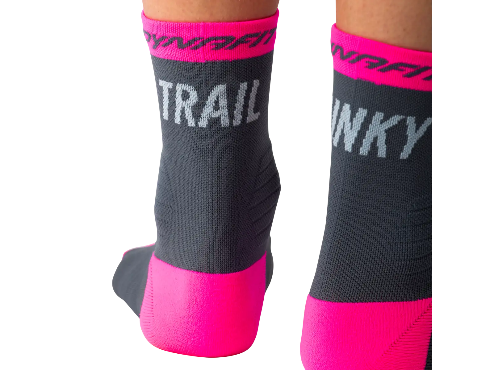 Dynafit Trail Mid běžecké ponožky Cinder/Pink Glo