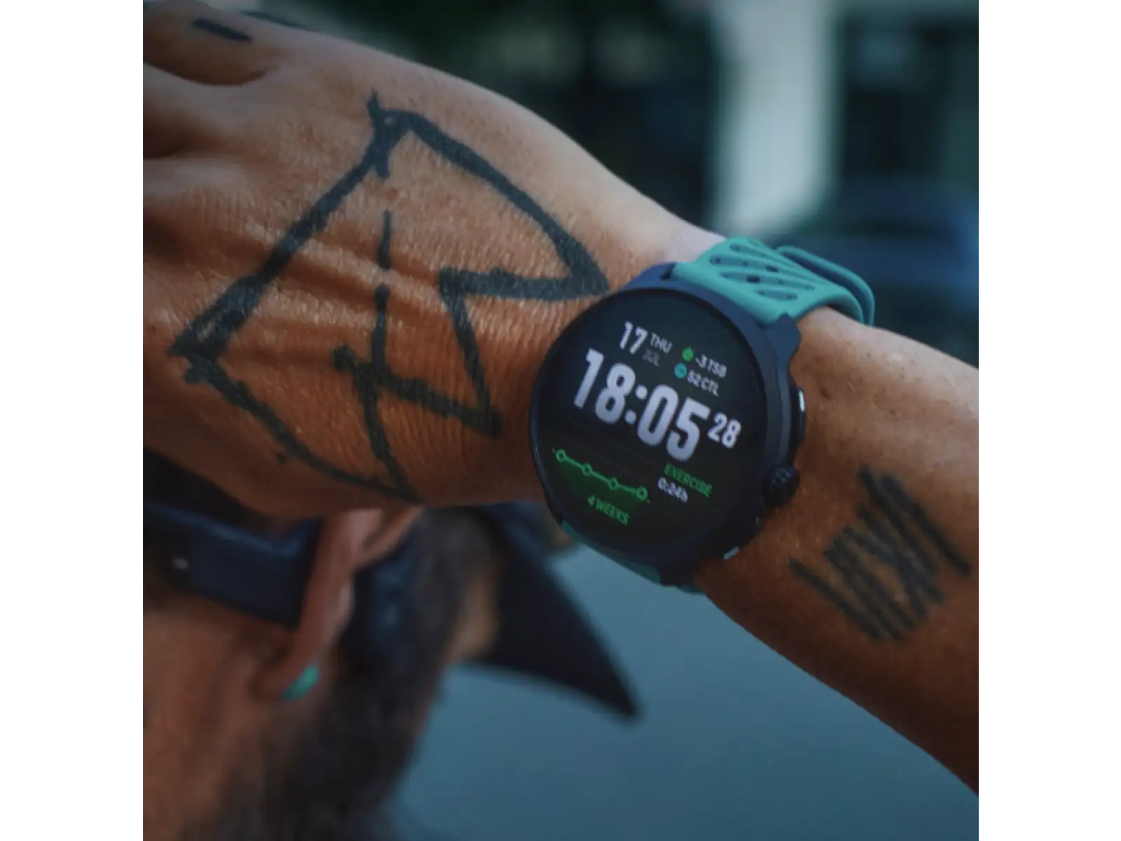 Suunto Race 2 chytré hodinky wave blue