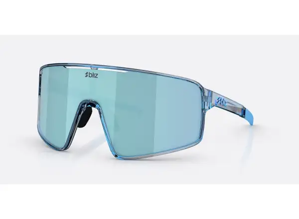 Bliz P001s sluneční brýle Transparent Blue/Smoke Ice Blue Multi