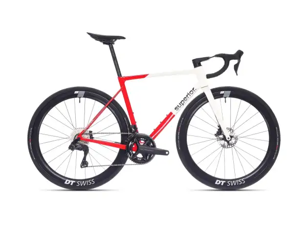 Superior RR 9.8 kolo silniční kolo Gloss Red / White PROVĚŘENO