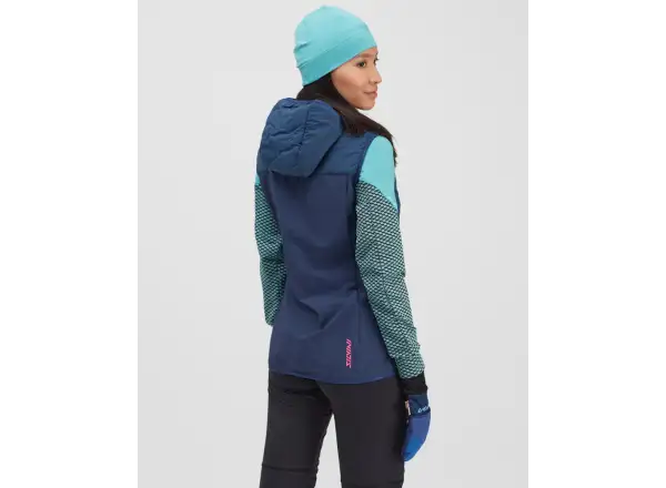 Silvini Polara dámská skialpová vesta Navy/Turquoise