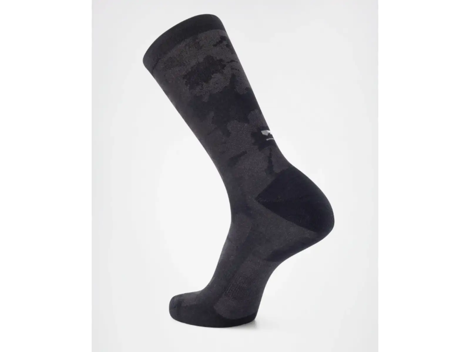Mons Royale Atlas Merino Crew ponožky Black Logo AOP