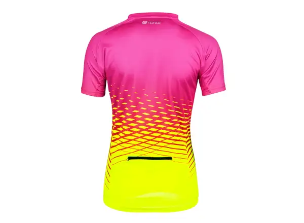 Force Angle MTB dámský dres krátký rukáv růžová/fluo