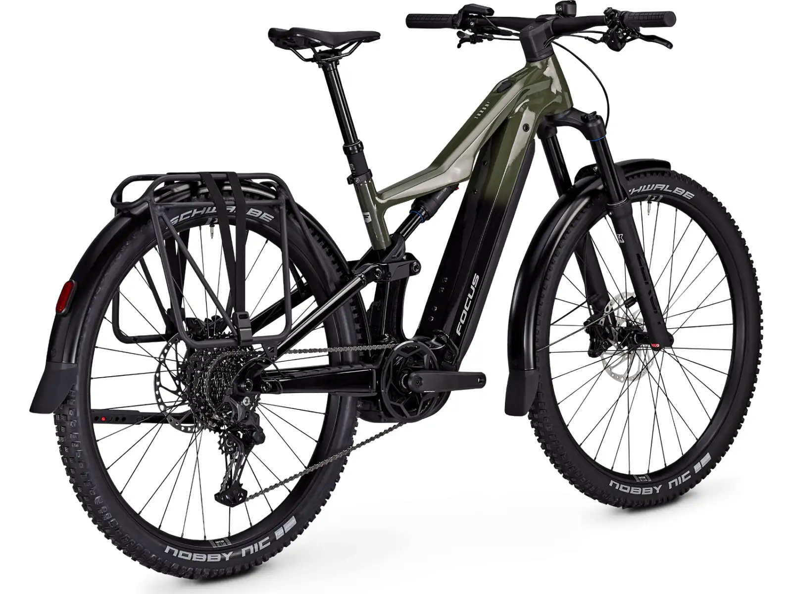 Focus Thron2 6.7 EQP horské elektrokolo 800 Wh Urbangreen/Magicblack