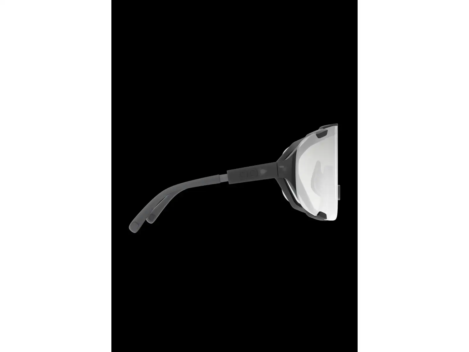 POC Devour WF Photochromic sluneční brýle Translucent Black/Clarity Photochromic/Changeable Grey