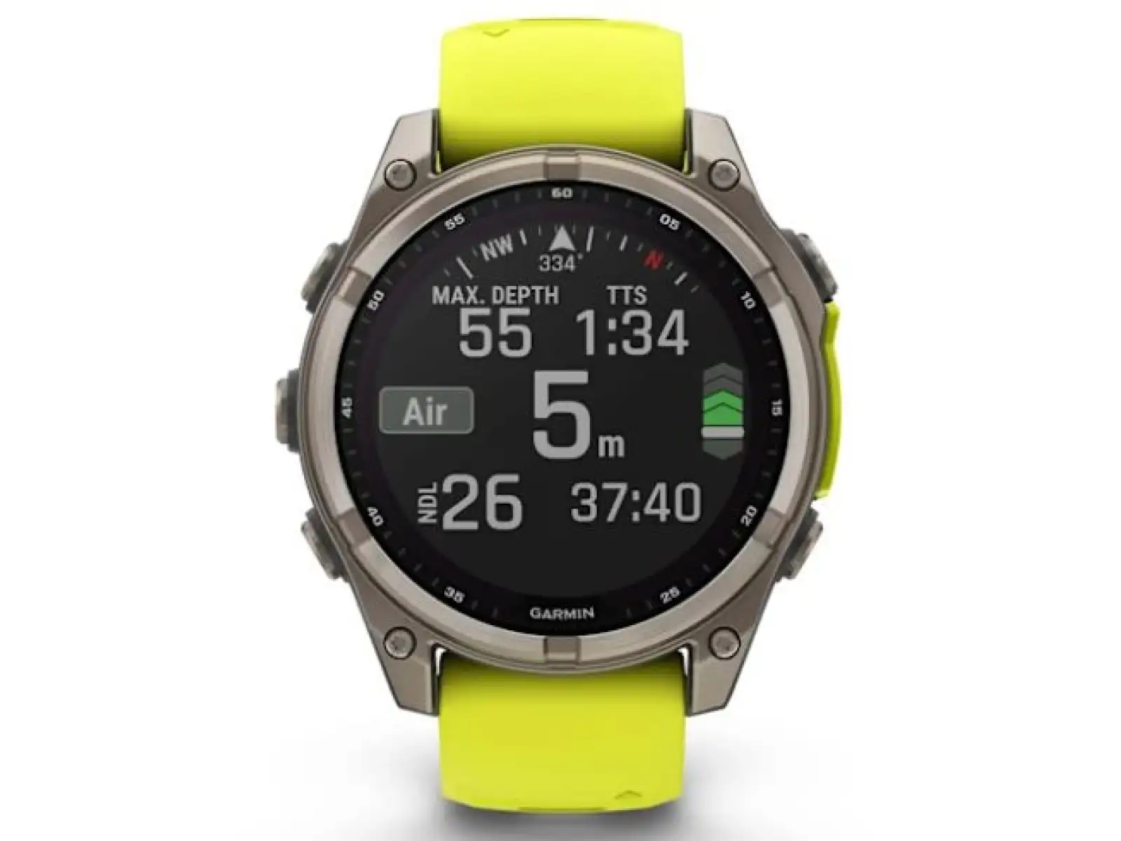 Garmin fenix 8 - 47 mm Solar Sapphire chytré hodinky Titanium Yellow/Graphite