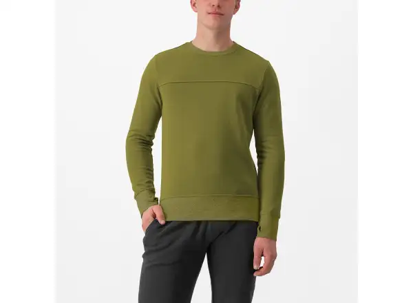 Castelli Logo pánská mikina Avocado Green