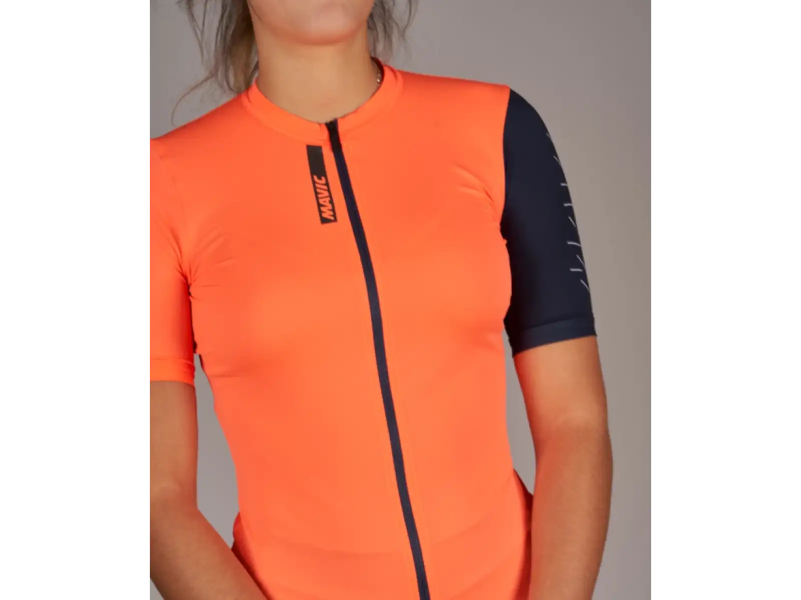 Mavic Essential dámský dres krátký rukáv Coral/Deep Blue