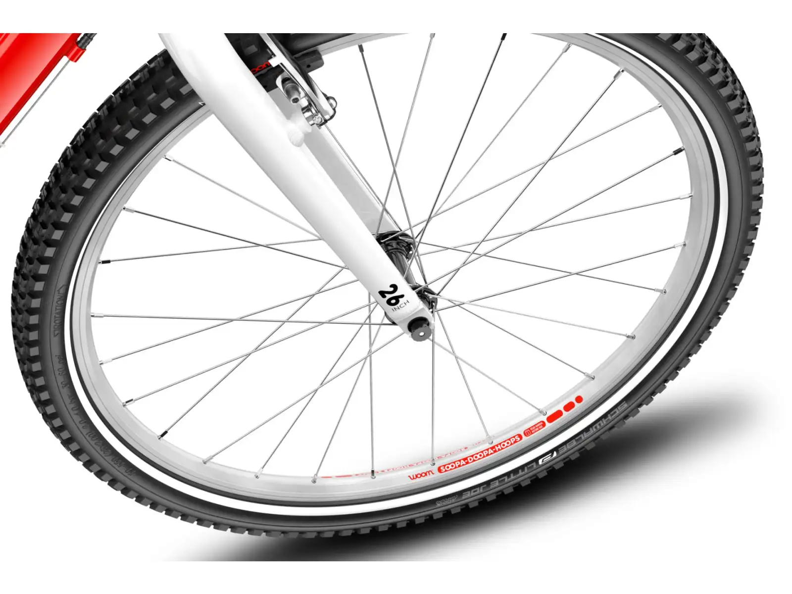 Woom 6 dětské kolo 26" Red