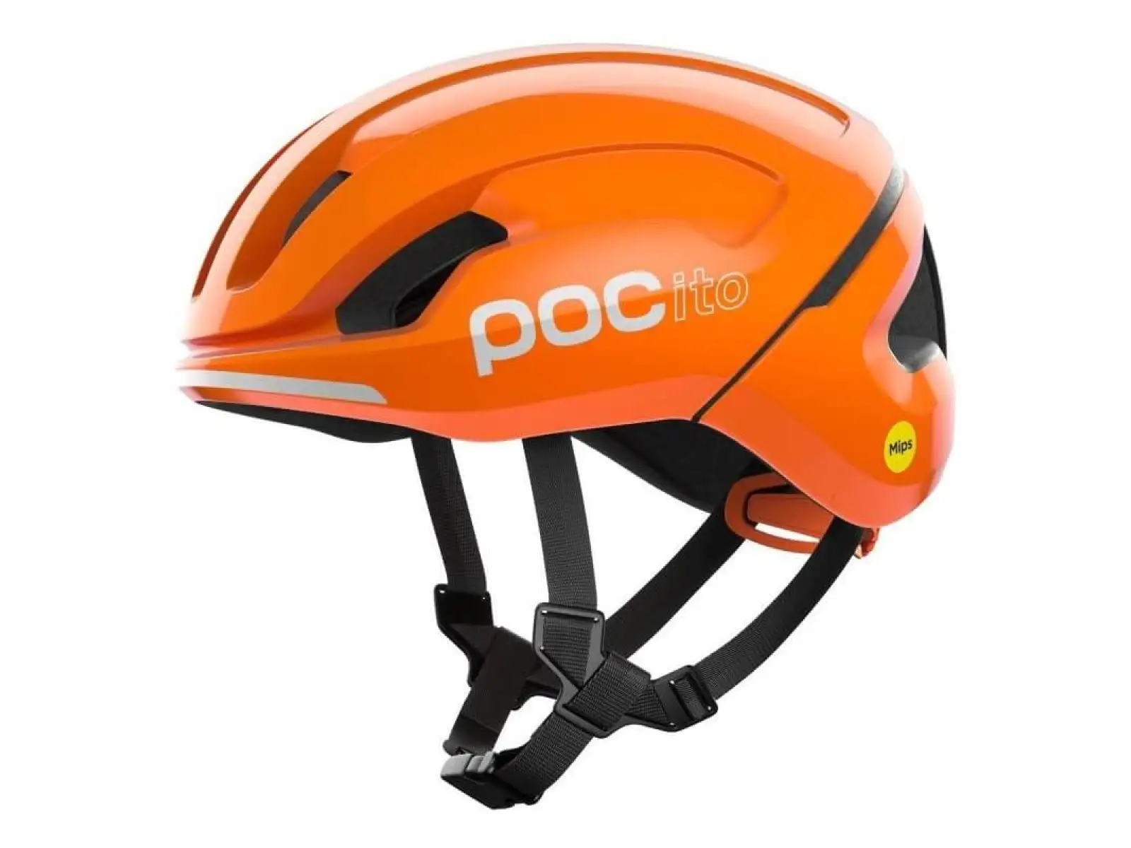 POC POCito Omne MIPS dětská přilba Fluorescent Orange