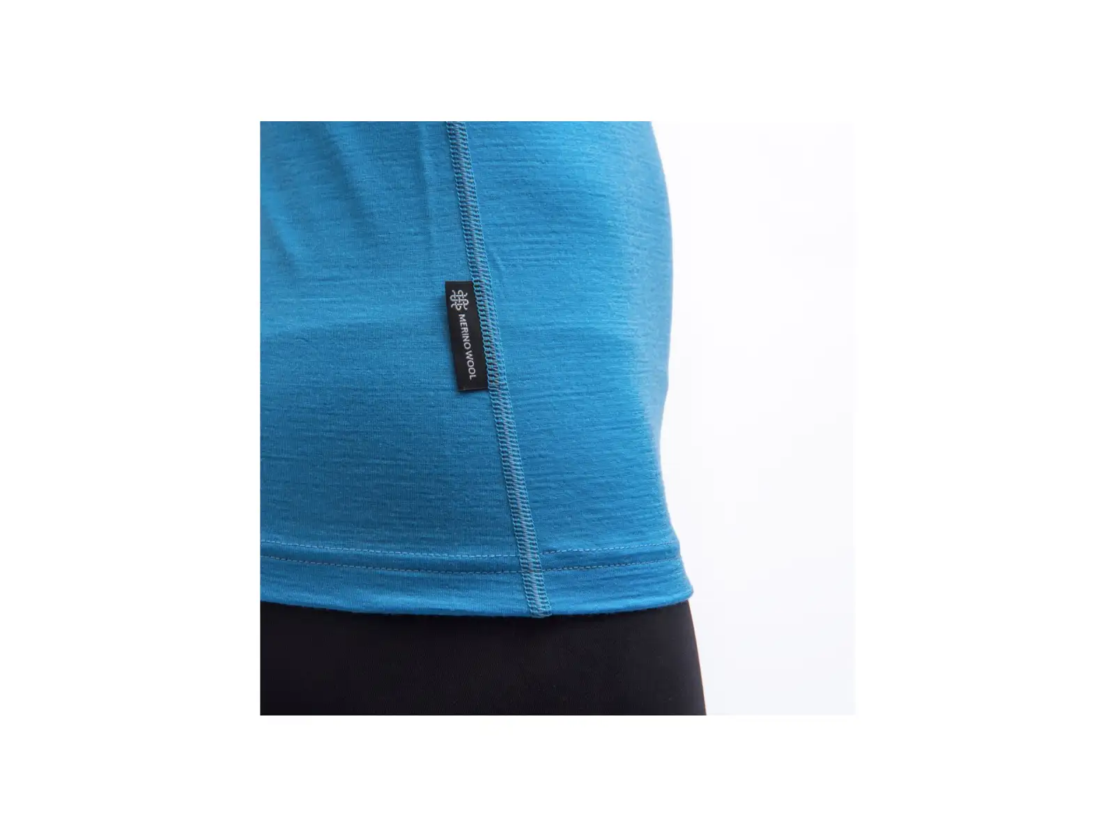 Sensor Merino Impress dámské triko krátký rukáv modrá/Universe