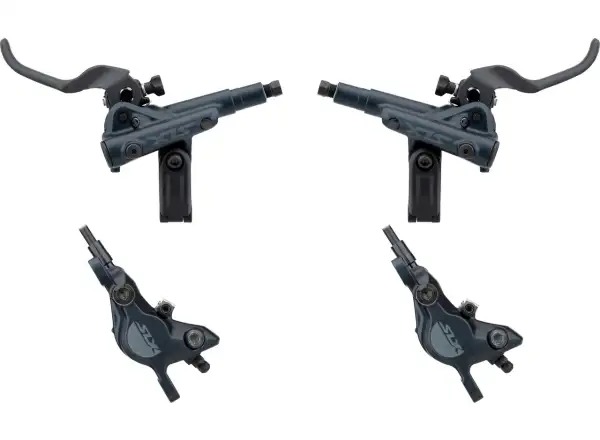 Shimano SLX BR-M7100 + BL-M7100 kotoučová brzda sada přední + zadní, J-kit, polymer