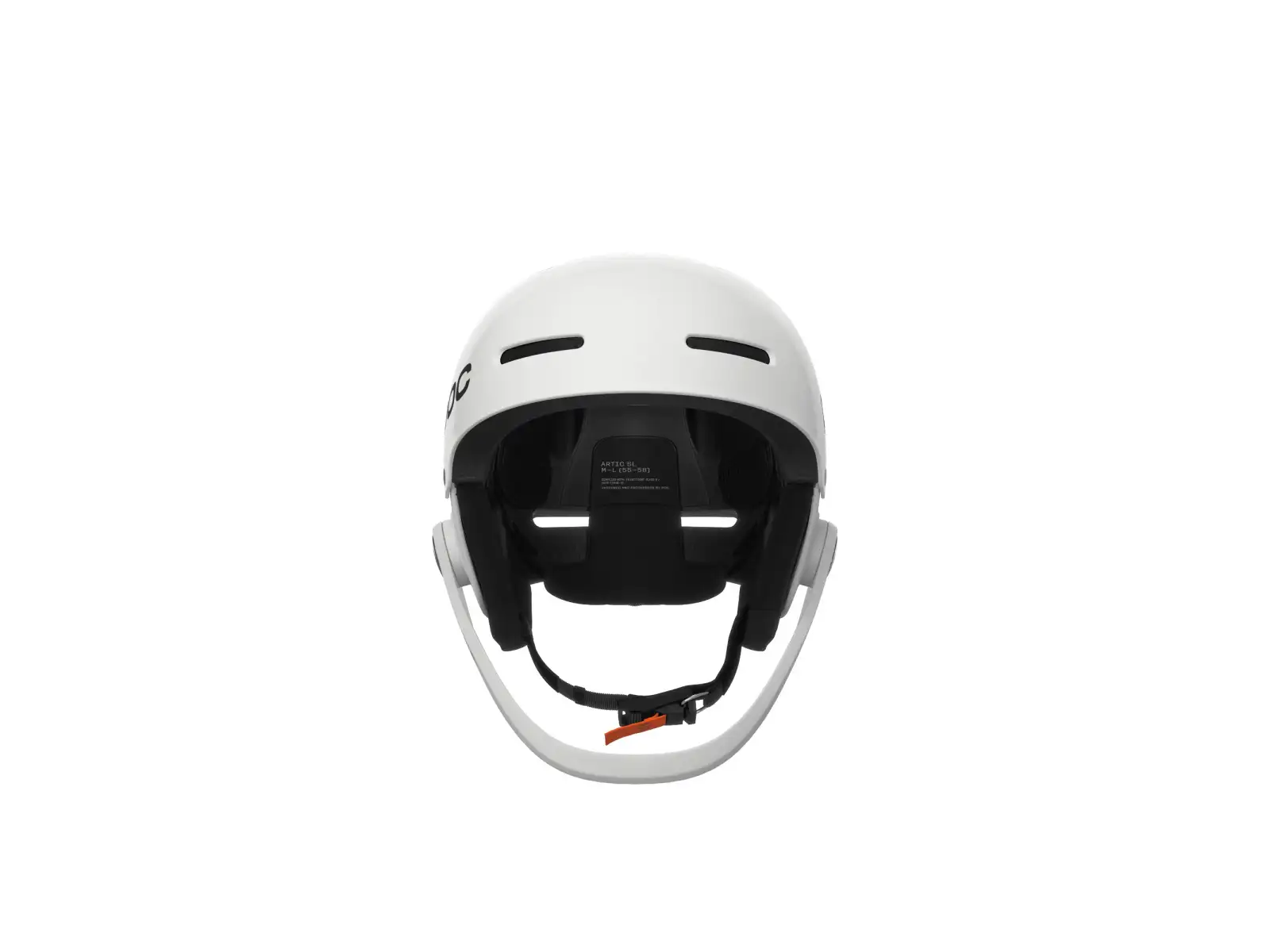 POC Artic SL MIPS lyžařská přilba Hydrogen White/Fluorescent Orange