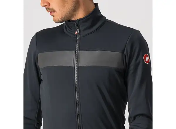 Castelli Raddoppia 3 pánská bunda Light Black/Black Reflex