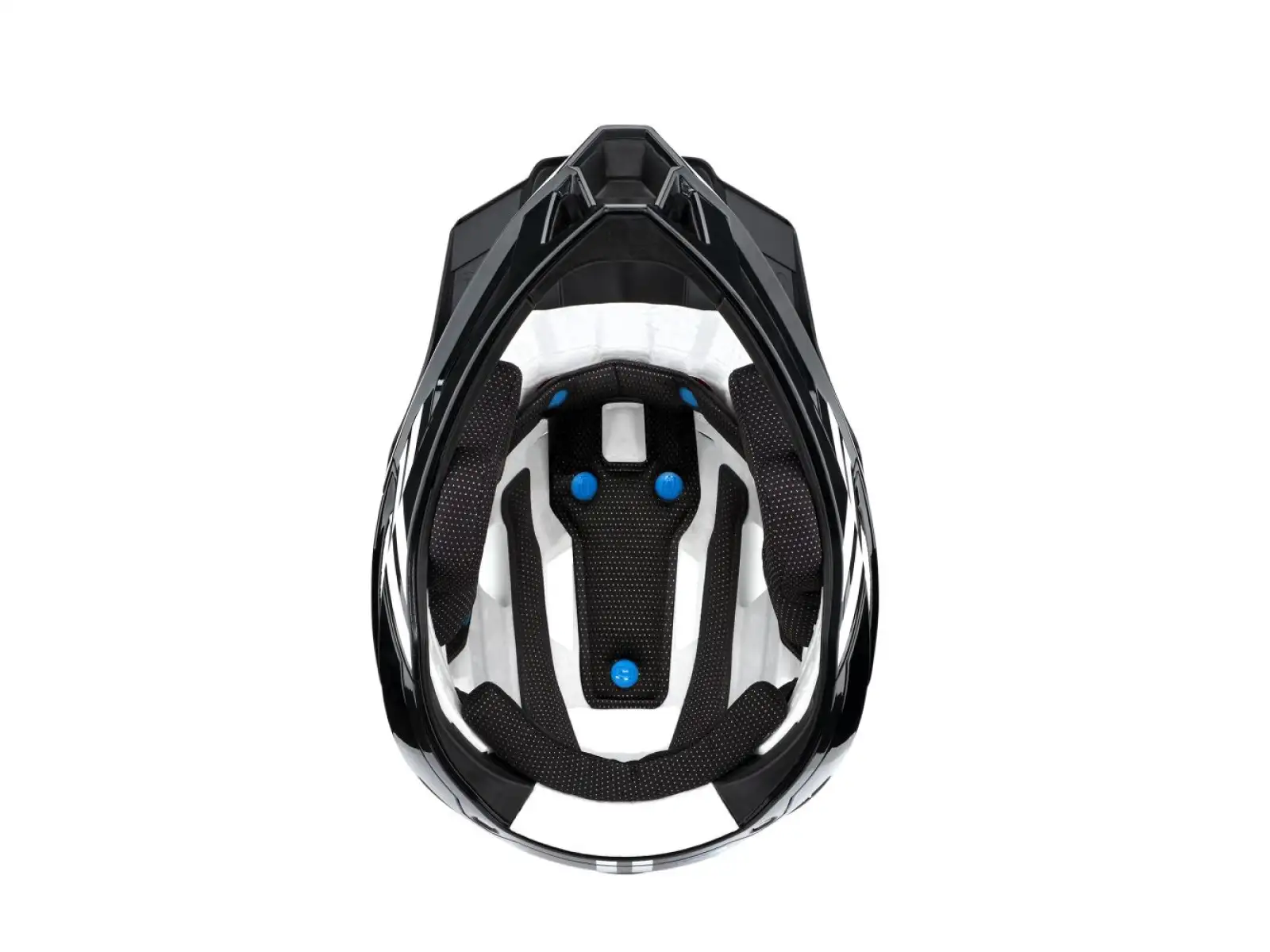100% Trajecta w/Fidlock přilba Black/White