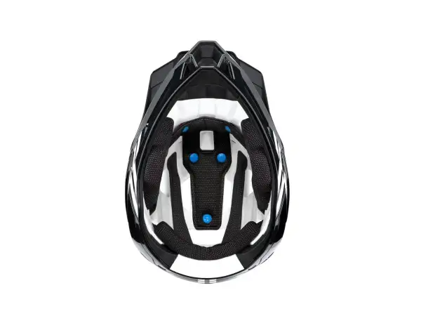100% Trajecta w/Fidlock přilba Black/White