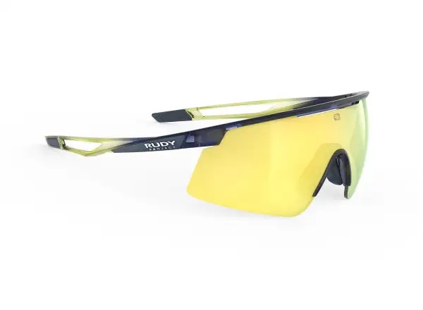 Rudy Project Turbolence sportovní brýle Crystal Blue Avio/Apple Green Fade Gloss