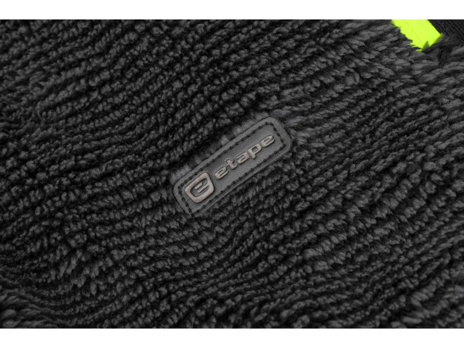 Etape Warmer pánská mikina antracit/žlutá fluo