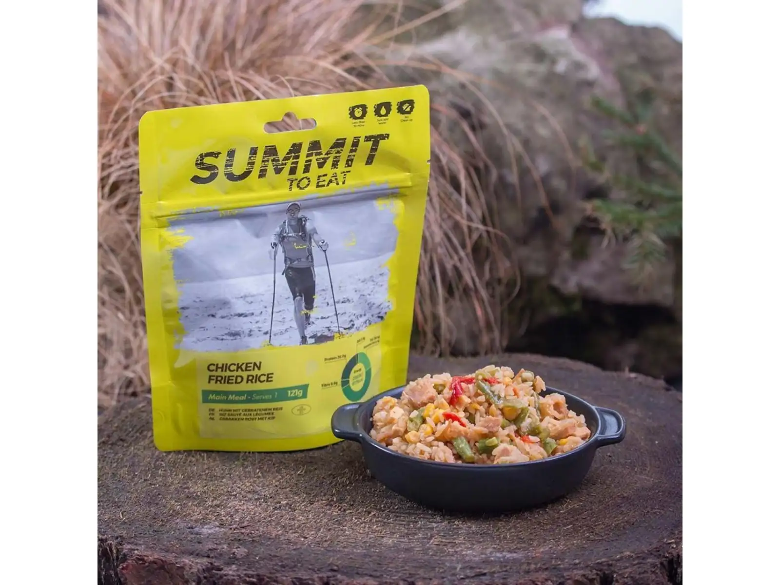 Summit To Eat dehydrované jídlo Smažená rýže s kuřecím masem a Teriyaki omáčkou 121 g