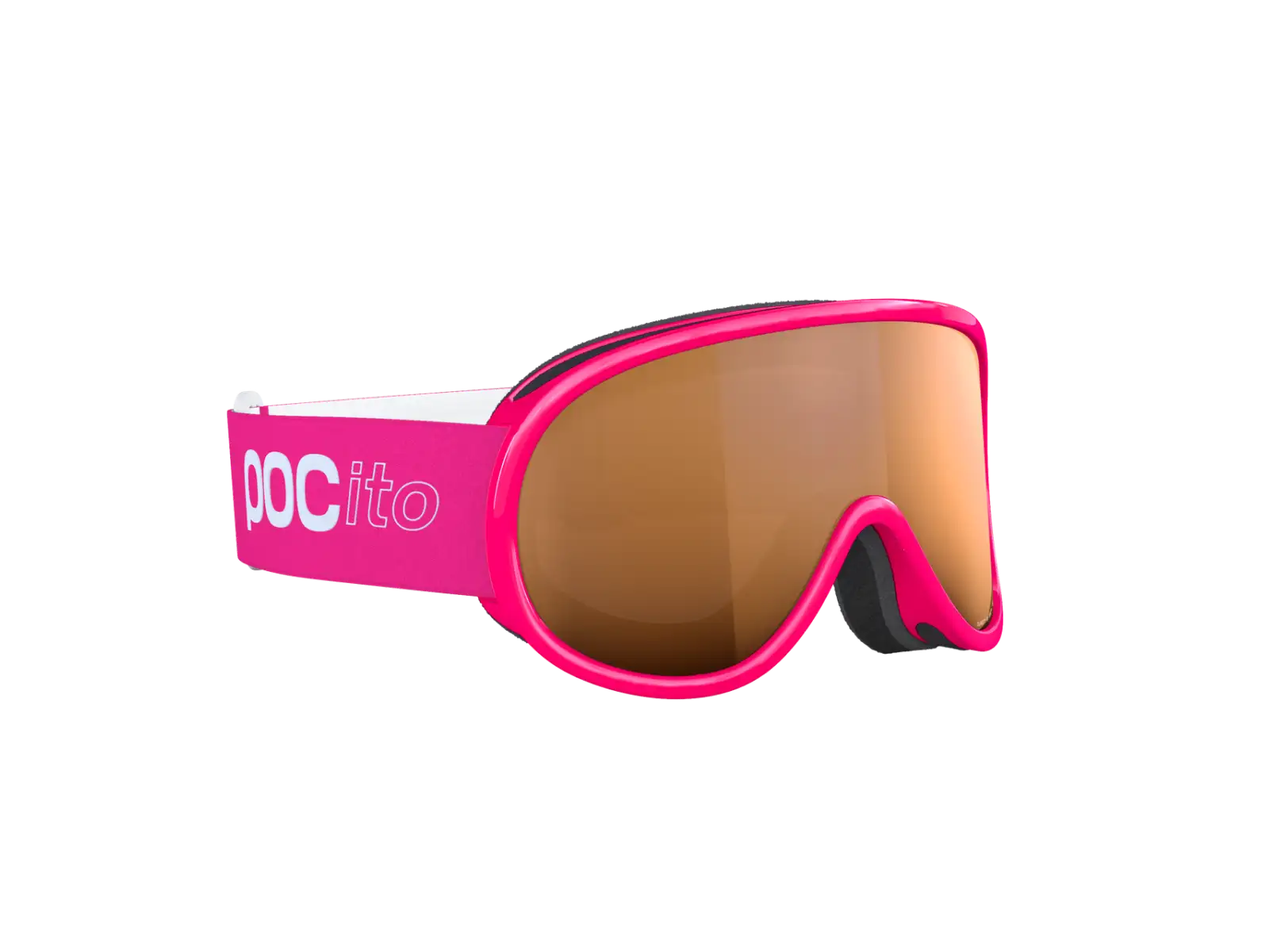 POC POCito Retina dětské lyžařské brýle Fluorescent Pink/Partly Sunny Light Orange