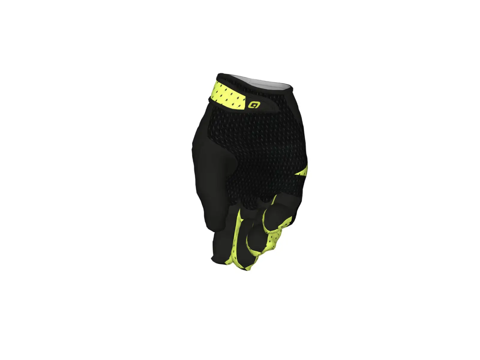 Alé Fango MTB rukavice Black/Fluo Yellow