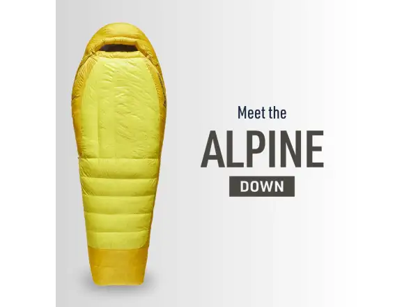 Sea To Summit Alpine Down Regular spací pytel -29C Blazing Yellow