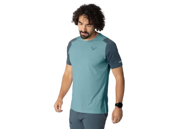 Dynafit Transalper pánské triko krátký rukáv Smoke Blue