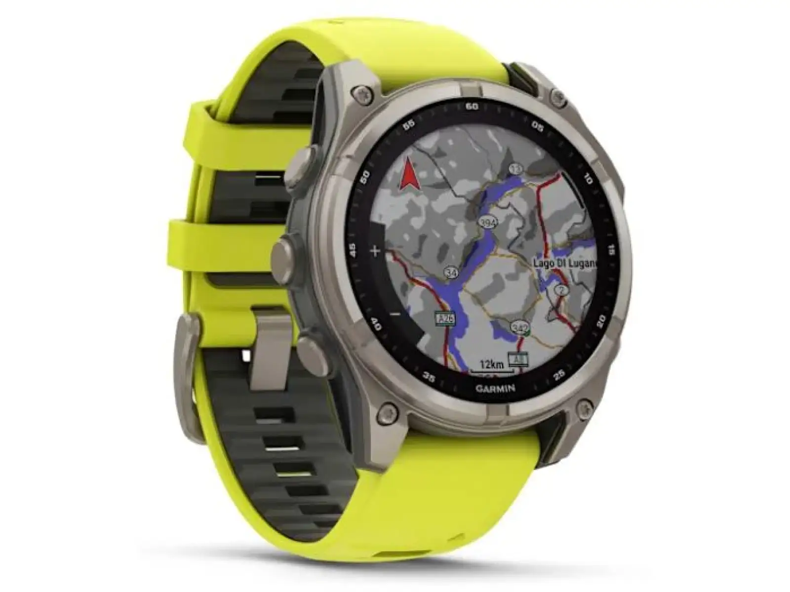 Garmin fenix 8 - 47 mm Solar Sapphire chytré hodinky Titanium Yellow/Graphite