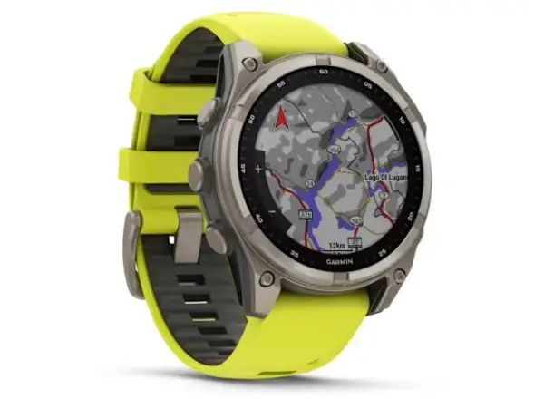 Garmin fenix 8 - 47 mm Solar Sapphire chytré hodinky Titanium Yellow/Graphite