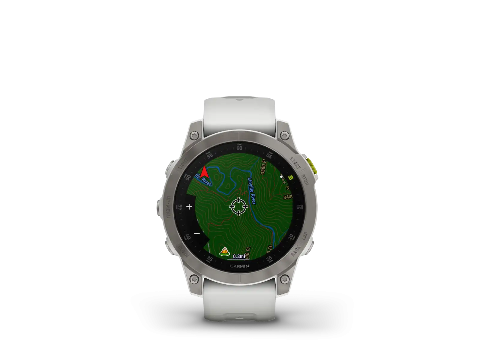 Garmin epix Gen 2 Sapphire Edition chytré hodinky Titanium/White
