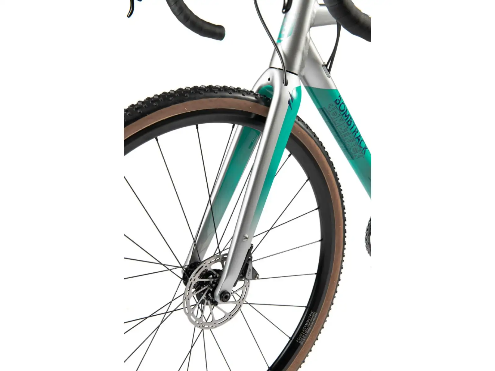 Bombtrack Tension 2 cyklokrosové kolo Glossy Grey / Green