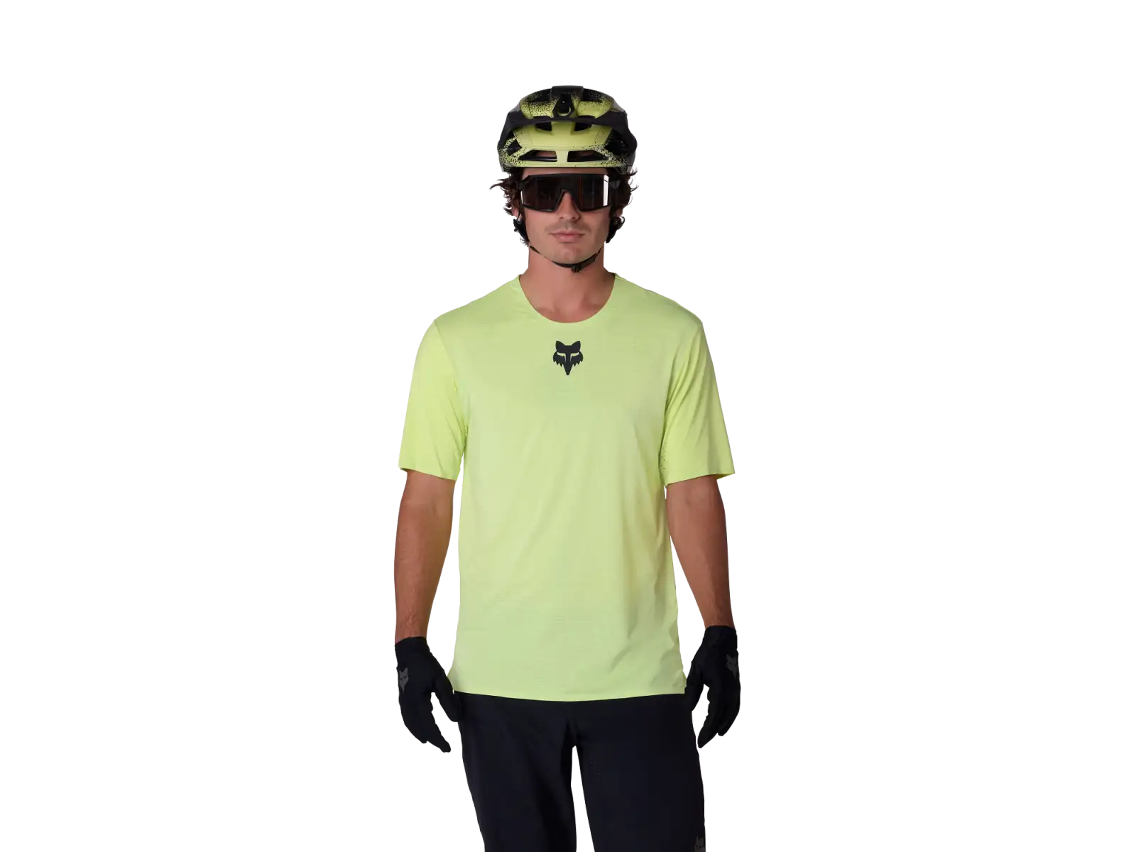 Fox Flexair pánský dres krátký rukáv Lime