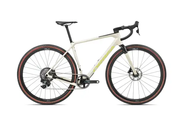 Orbea Terra M21eTEAM 1X gravel kolo Ivory White/Spicy Lime