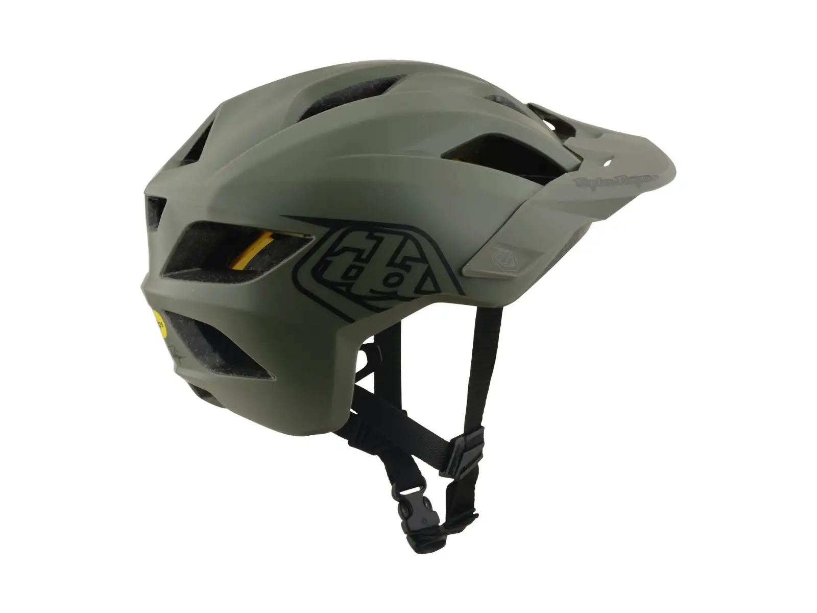Troy Lee Designs Youth Flowline MIPS dětská přilba Point Army/Phantom