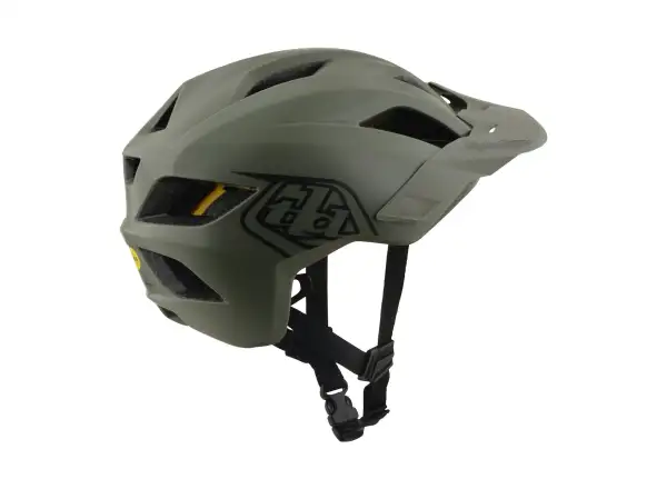 Troy Lee Designs Youth Flowline MIPS dětská přilba Point Army/Phantom