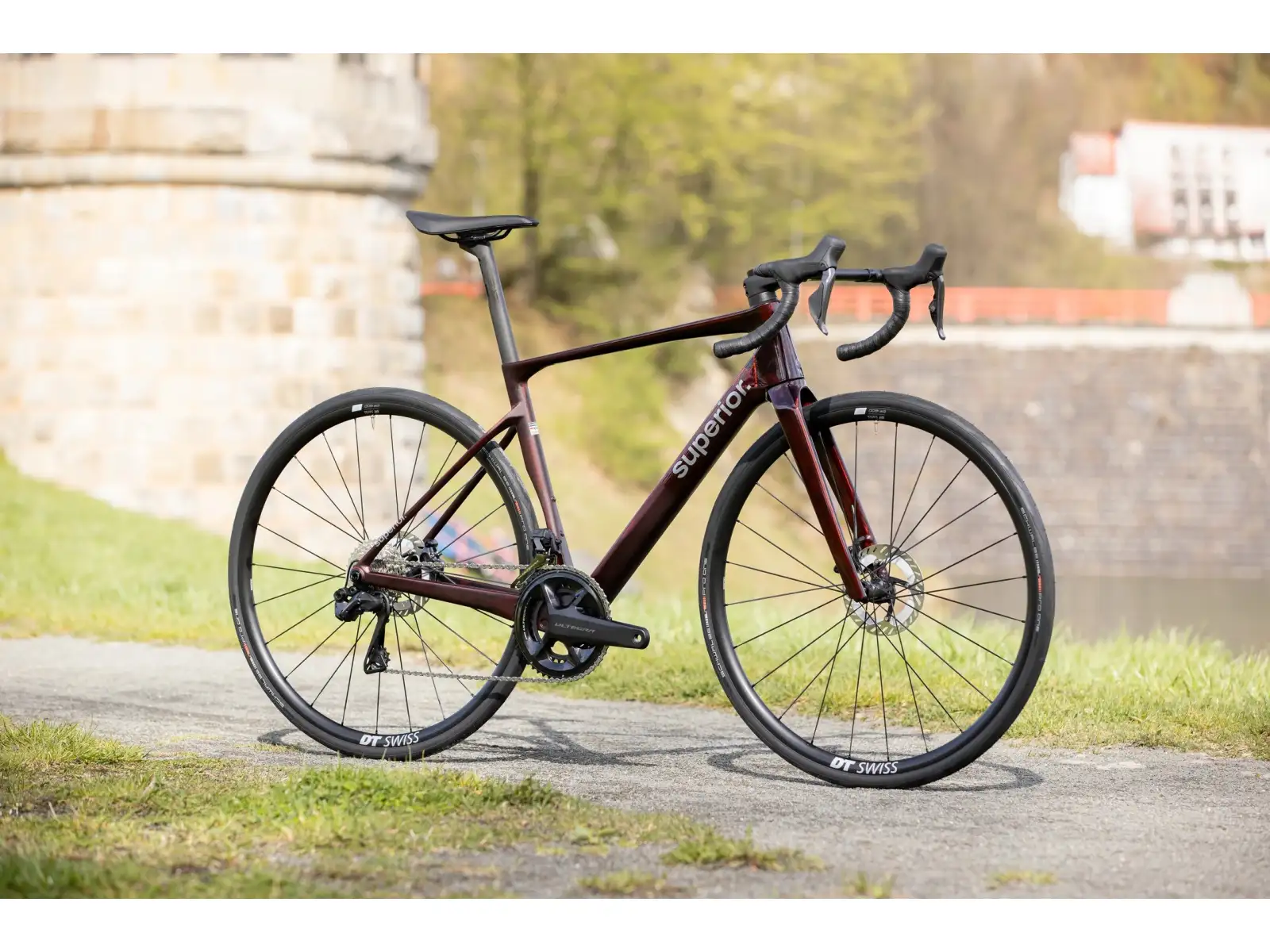 Superior XR 9.7 GF gravel kolo Gloss Carbon Red
