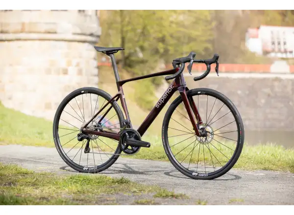 Superior XR 9.7 GF gravel kolo Gloss Carbon Red