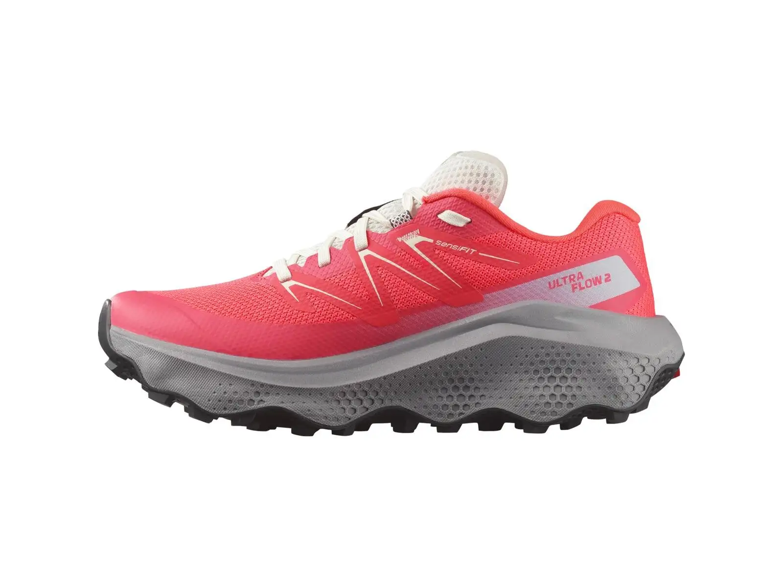 Salomon Ultra Flow 2 dámská běžecká obuv Coral Neon Flame/Gull/Icicle