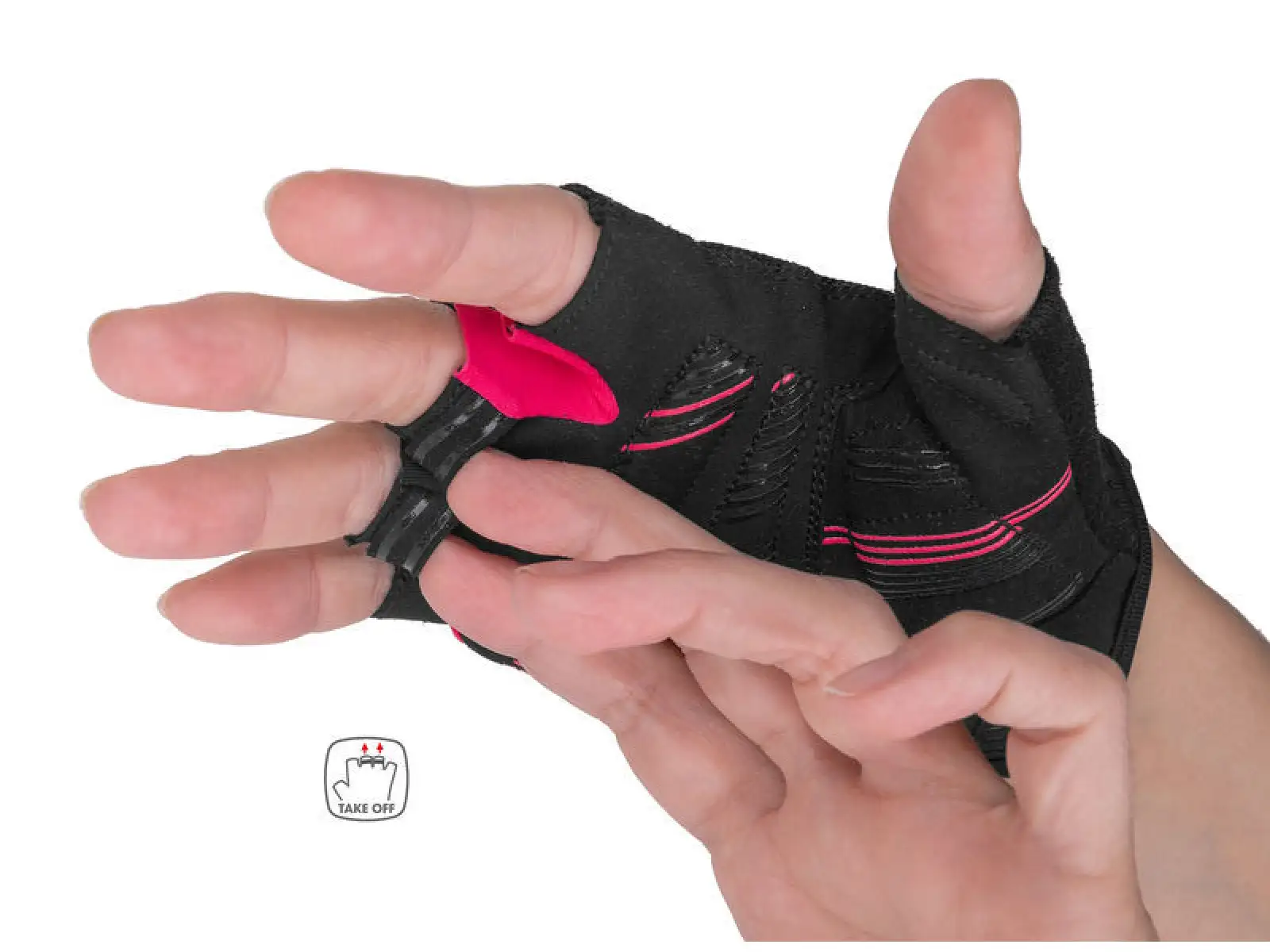 Etape Betty 2.0 dámské rukavice černá/růžová