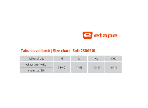 Etape Soft návleky na tretry černá