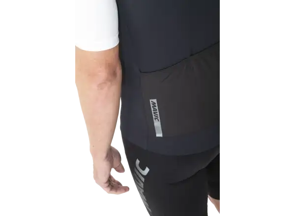 Mavic Essential pánský dres krátký rukáv Black/White