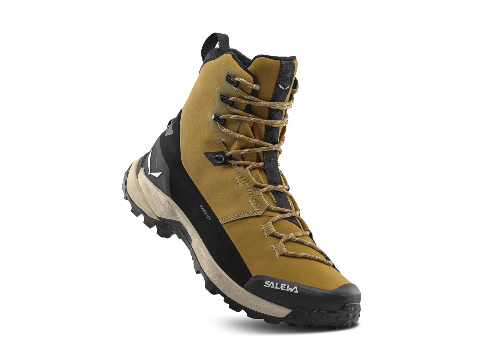 Salewa Puez Winter Mid PTX pánské boty Golden Brown / Black