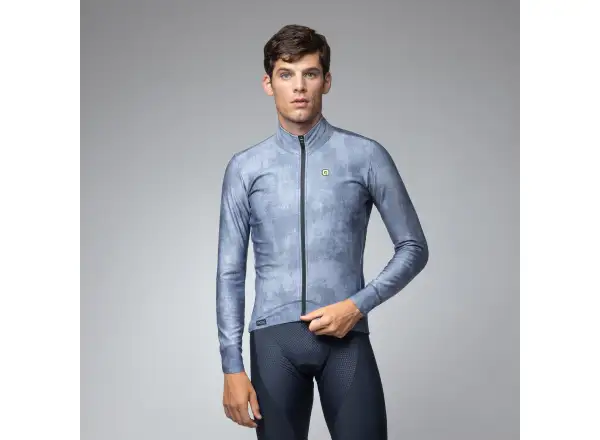 Alé PR-E Profile pánská zimní cyklistická bunda Powder Blue