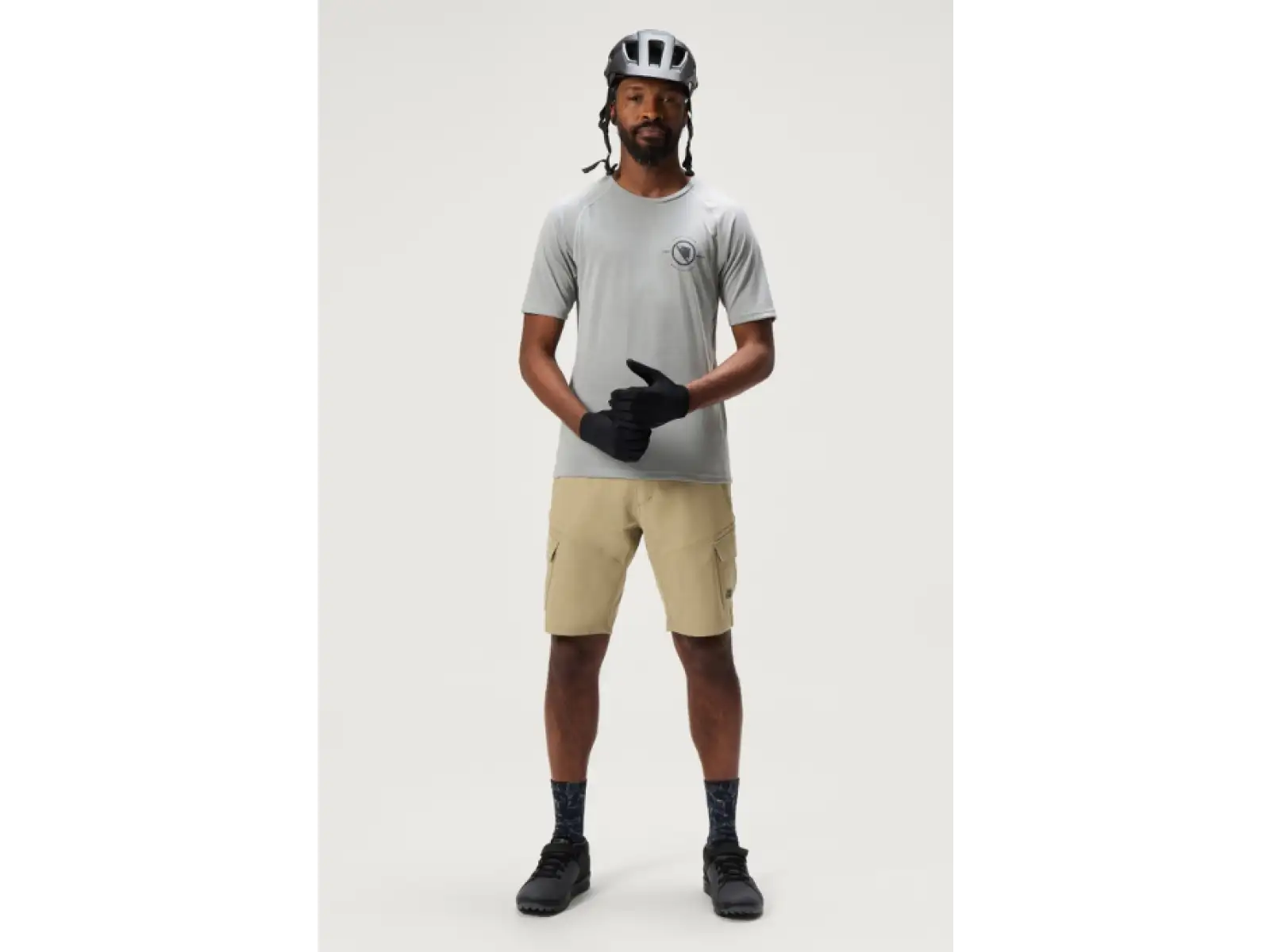 Endura Loop pánské triko krátký rukáv Dreich Grey