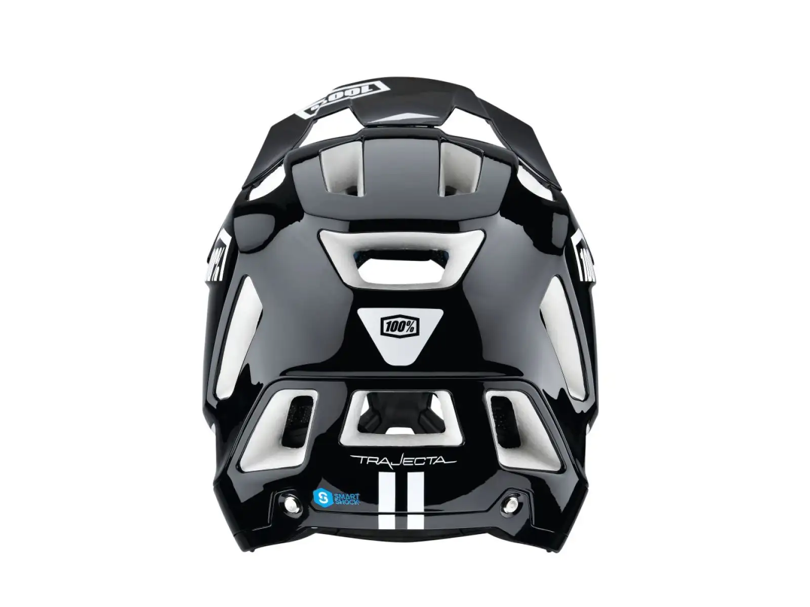100% Trajecta w/Fidlock přilba Black/White